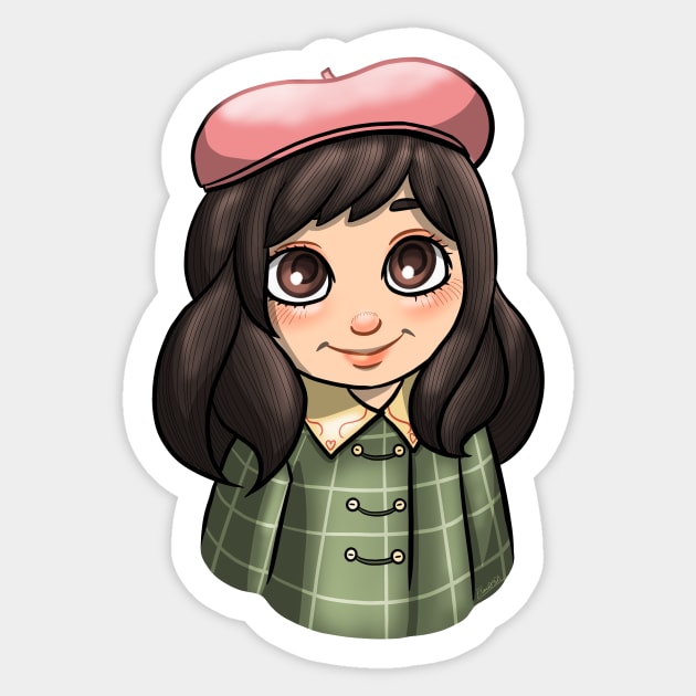 Little Misfortune Portrait Sticker by Elora0321